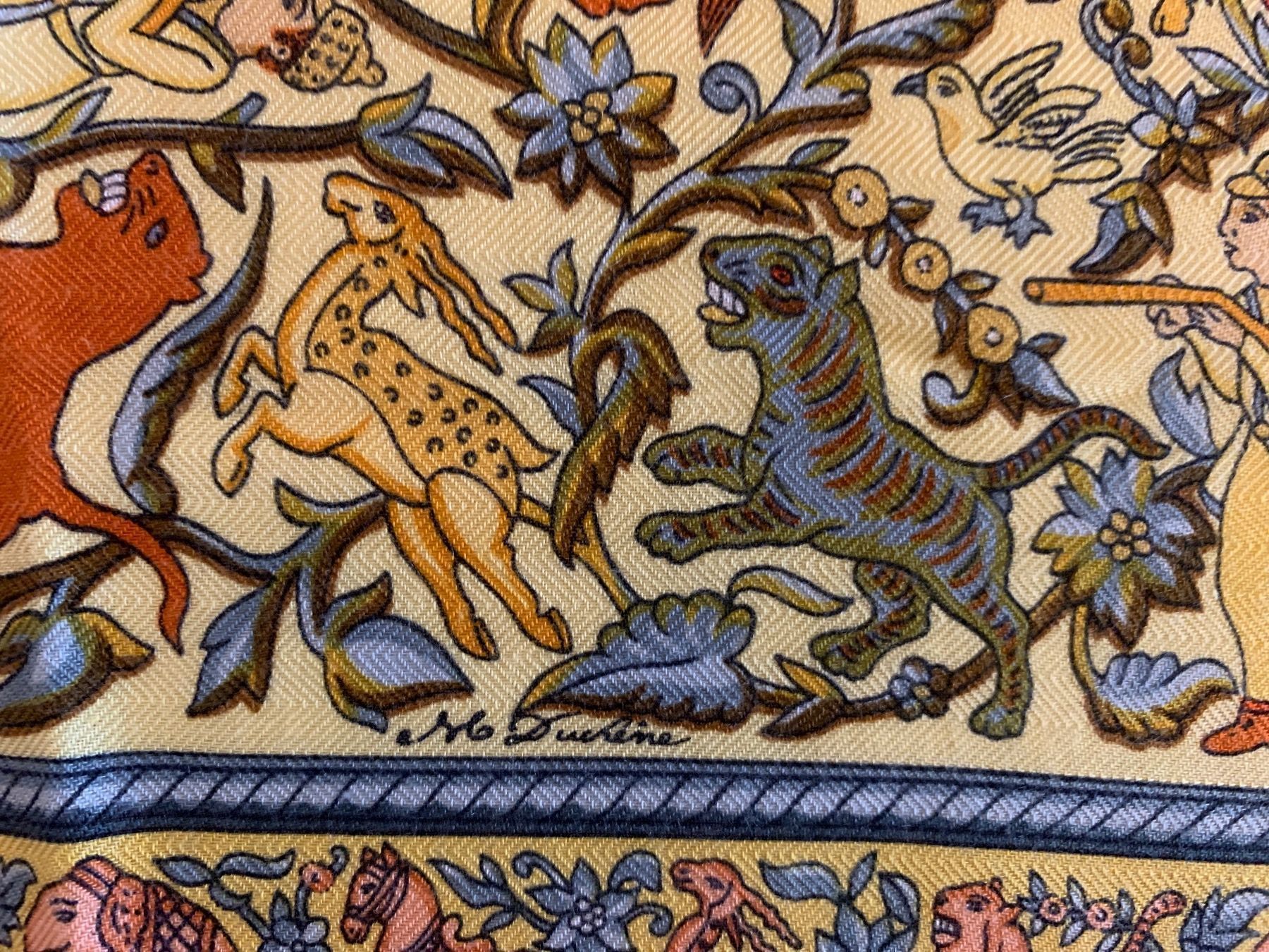 Hermès Foulards, Tücher & Schals: HERMÈS 140, Kaschmir Schal Vintage – Gebraucht aus Bützberg von Alexaborn 6