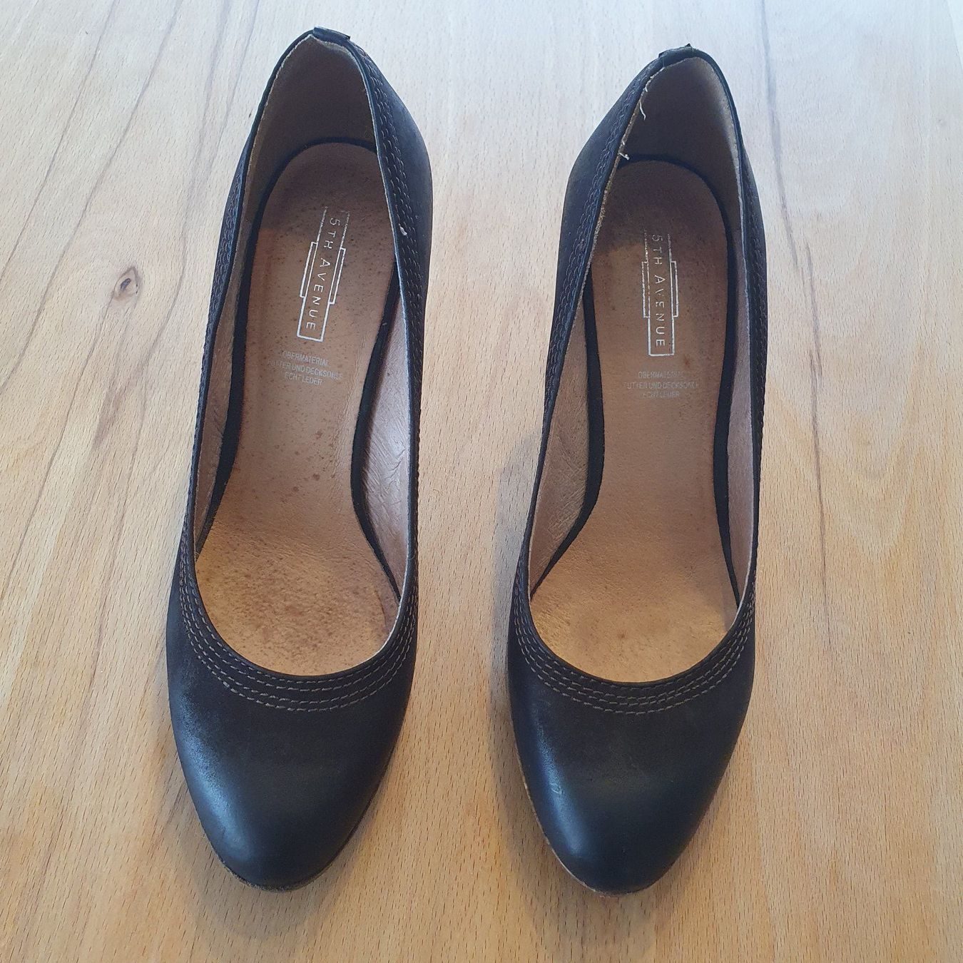 Scarpe da donna: dunkelbraune Leder-Pumps, Gr. 39 – Usato da Bilten venduto da pelanov 2