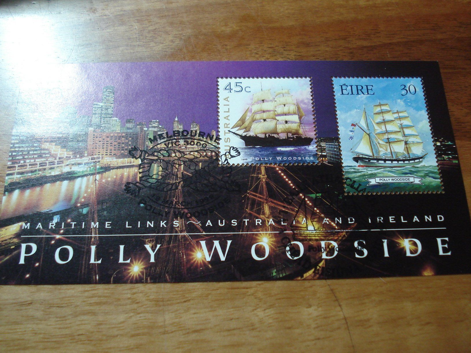 Alle Briefmarken: Australien/Irland, 1999, gemeinsamer Block  o – Gebraucht aus Niederwil AG von morostahu