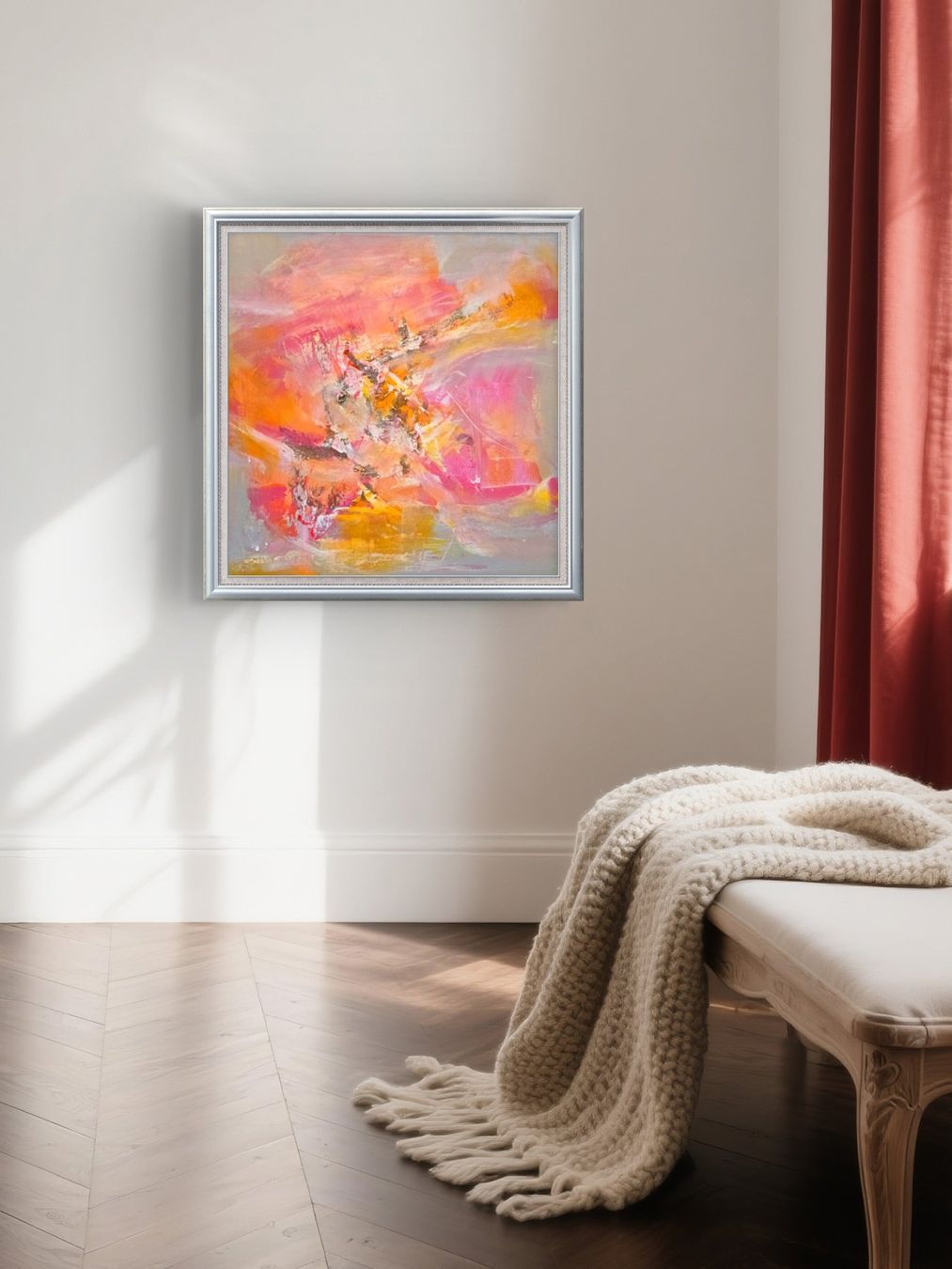 Gemälde: Originalegemälde auf Leinwand 40 cm, Unikat!!! – Neu und originalverpackt aus Beinwil am See von Superchance 2
