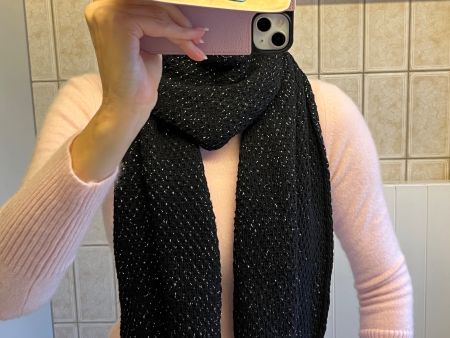 Strickschal von BOSS Schwarz NEU