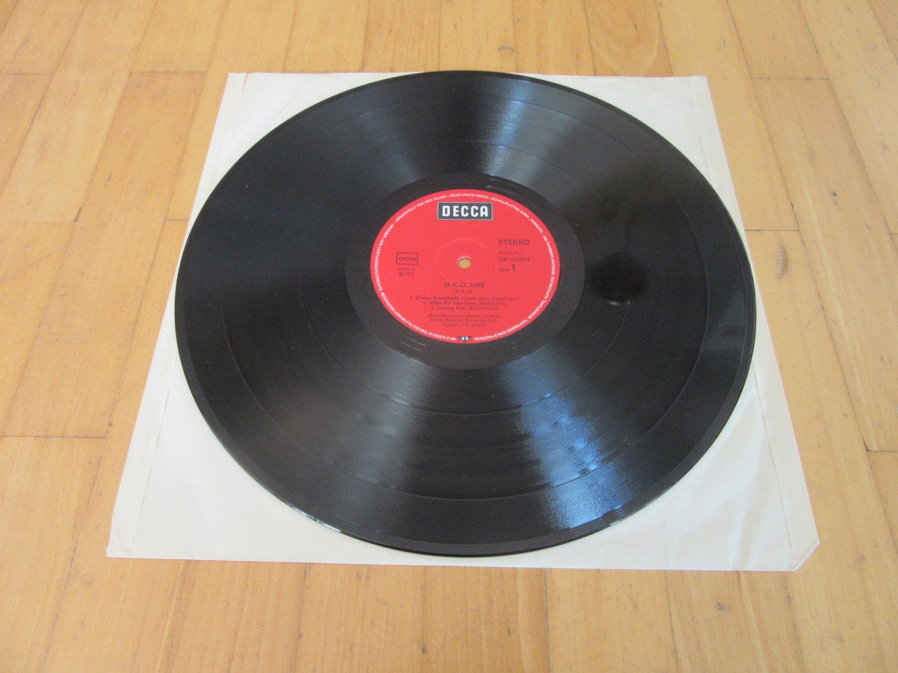 Dischi in vinile: Langspielplatte "UFO" - LIVE – Usato da Degersheim venduto da Tforelle 3