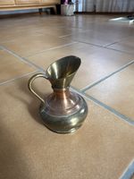 Kanne Messing Kupfer Vintage Dekoration Deko Krug klein 45 Z