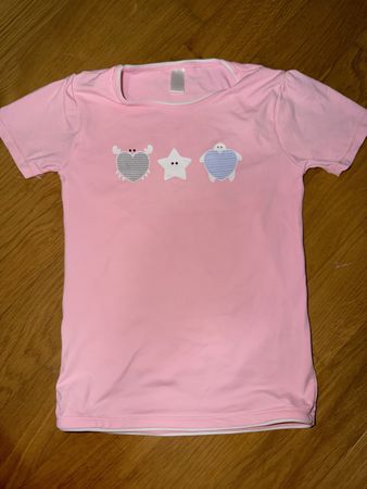 Kinder Bade T-Shirt Pink Grösse 98cm 