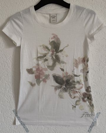 Abercrombie & Fitch T-Shirt mit 💐-Muster