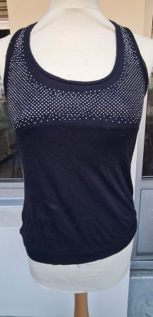 Haut en strass taille XS ouvert au dos