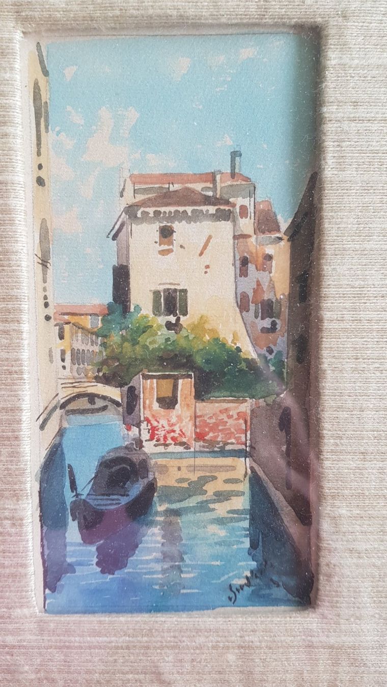 Dipinti: Aquarell Venedig – Usato da Mörschwil venduto da antiksalon 2