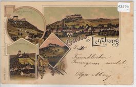 Gruss aus Lenzburg - Litho 1898