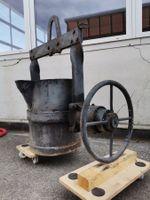 Schmelztiegel Guss Behälter, Antike Giessereikelle, Giesskel