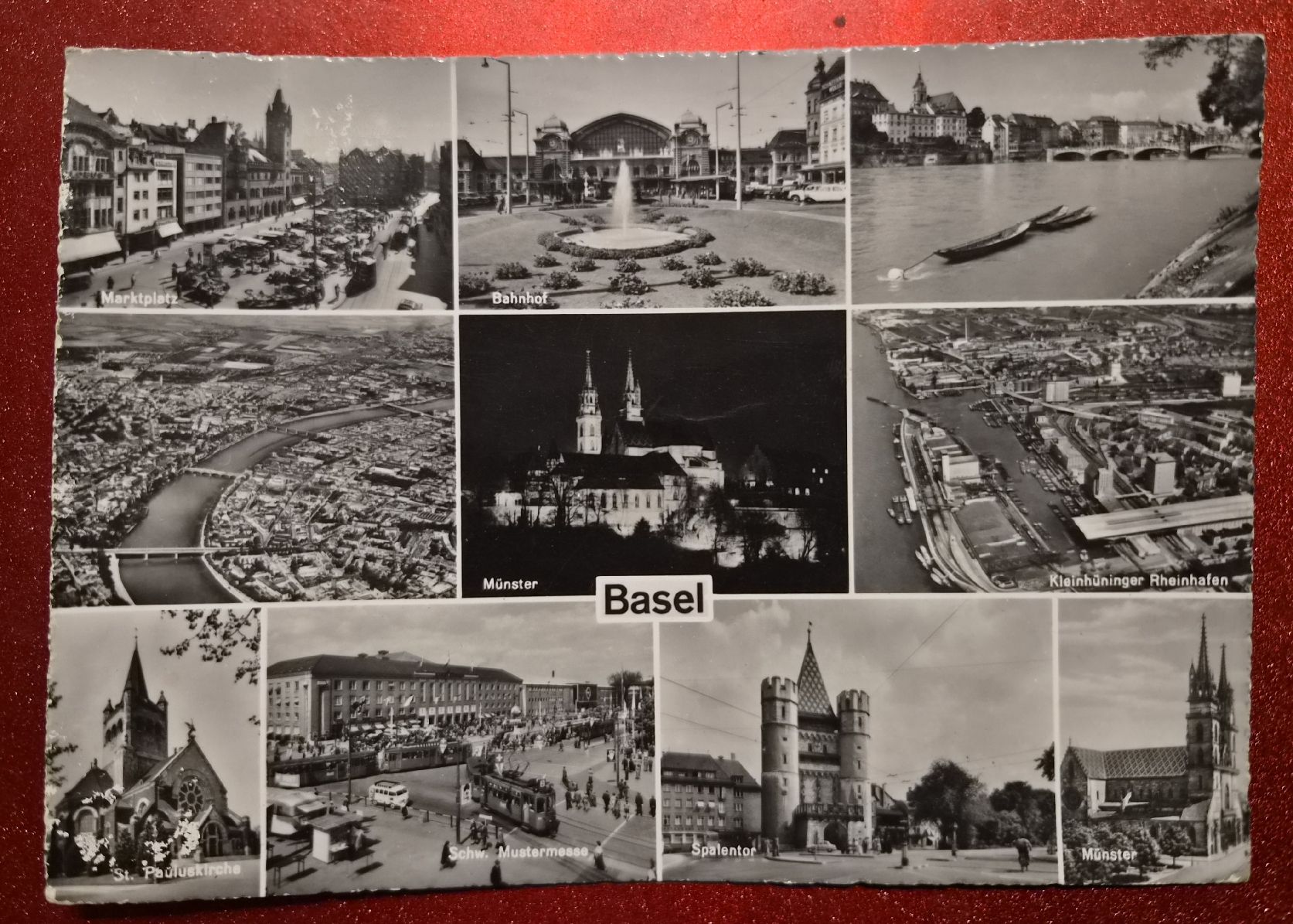 Cartoline postali: Basel Mehrbildkarte 1961 – Usato da Melchnau venduto da Arthurius