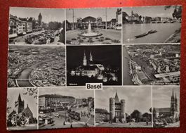 Basel Mehrbildkarte 1961
