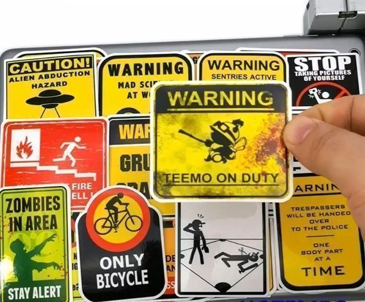 Sticker: 50 Stücke Aufkleber/Sticker – Nuovo e nell'imballaggio originale da Biel/Bienne venduto da Bolagol9