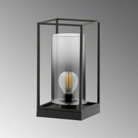 Tischleuchte, Schwarz, 30 cm Höhe