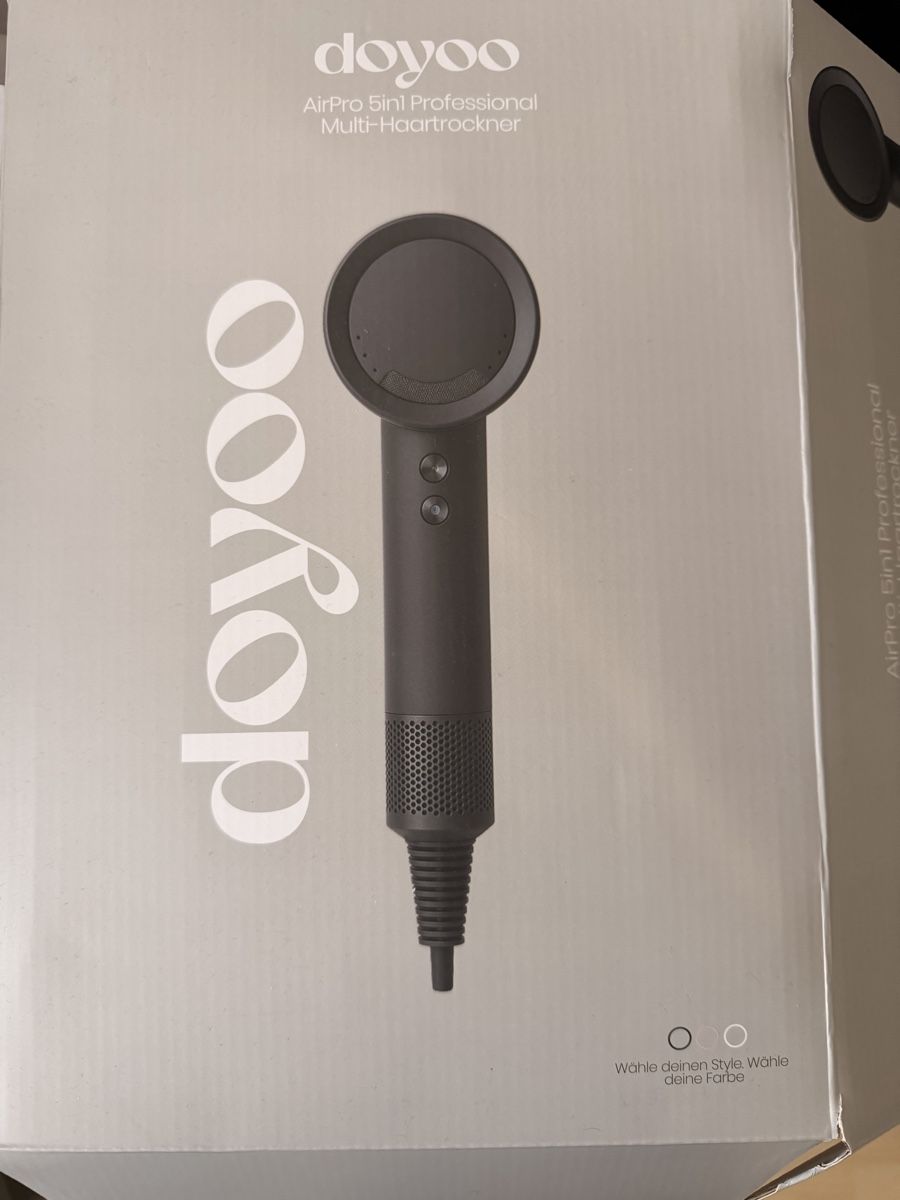 Asciugacapelli: Neu Doyoo AirPro 5in1 Haarstyling-Set - Grau – Nuovo (secondo la descrizione) da Eschenbach LU venduto da Syrah3 2