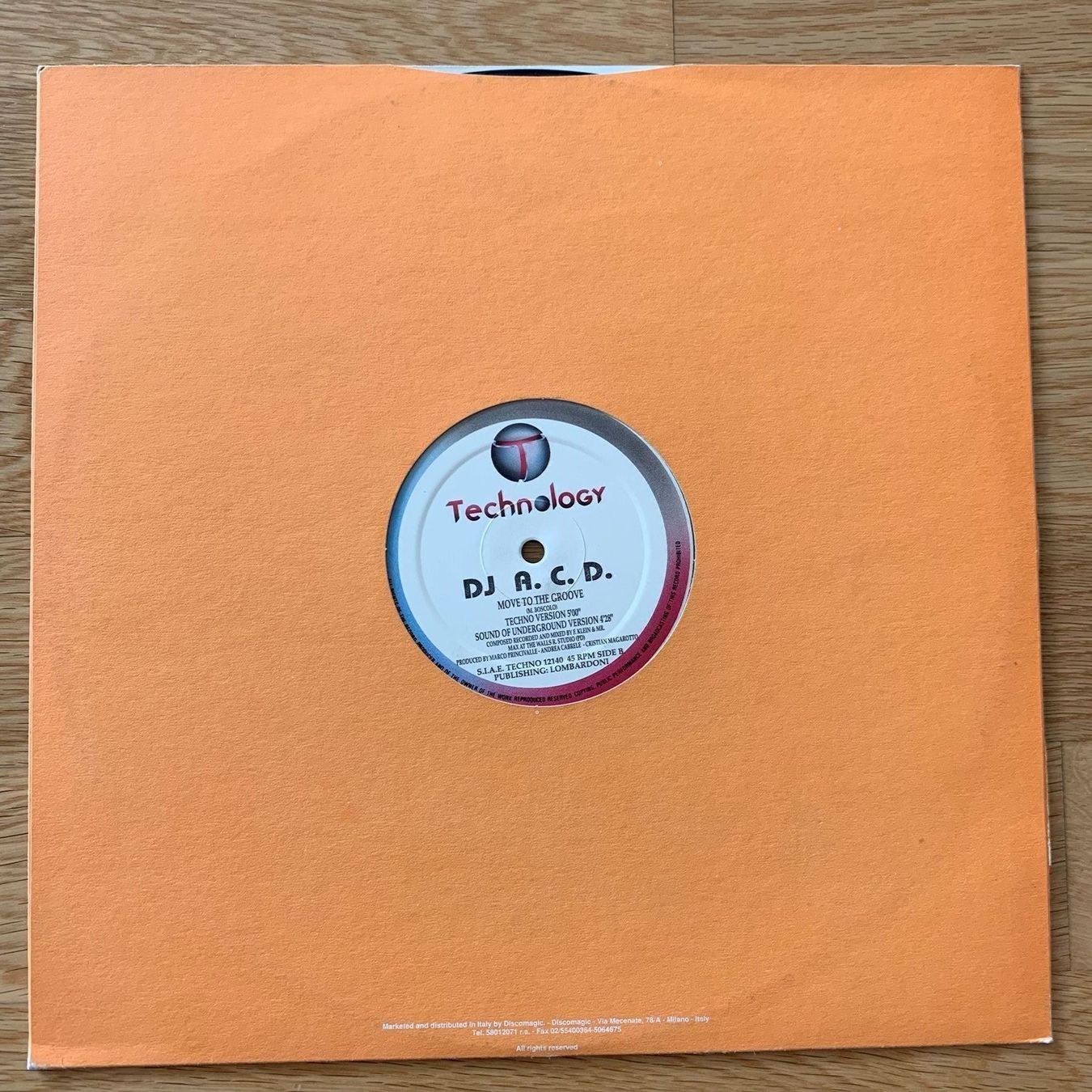 Schallplatten: DJ A.C.D. / MOVE TO THE GROOVE – Gebraucht aus Sarnen von m-basic 3