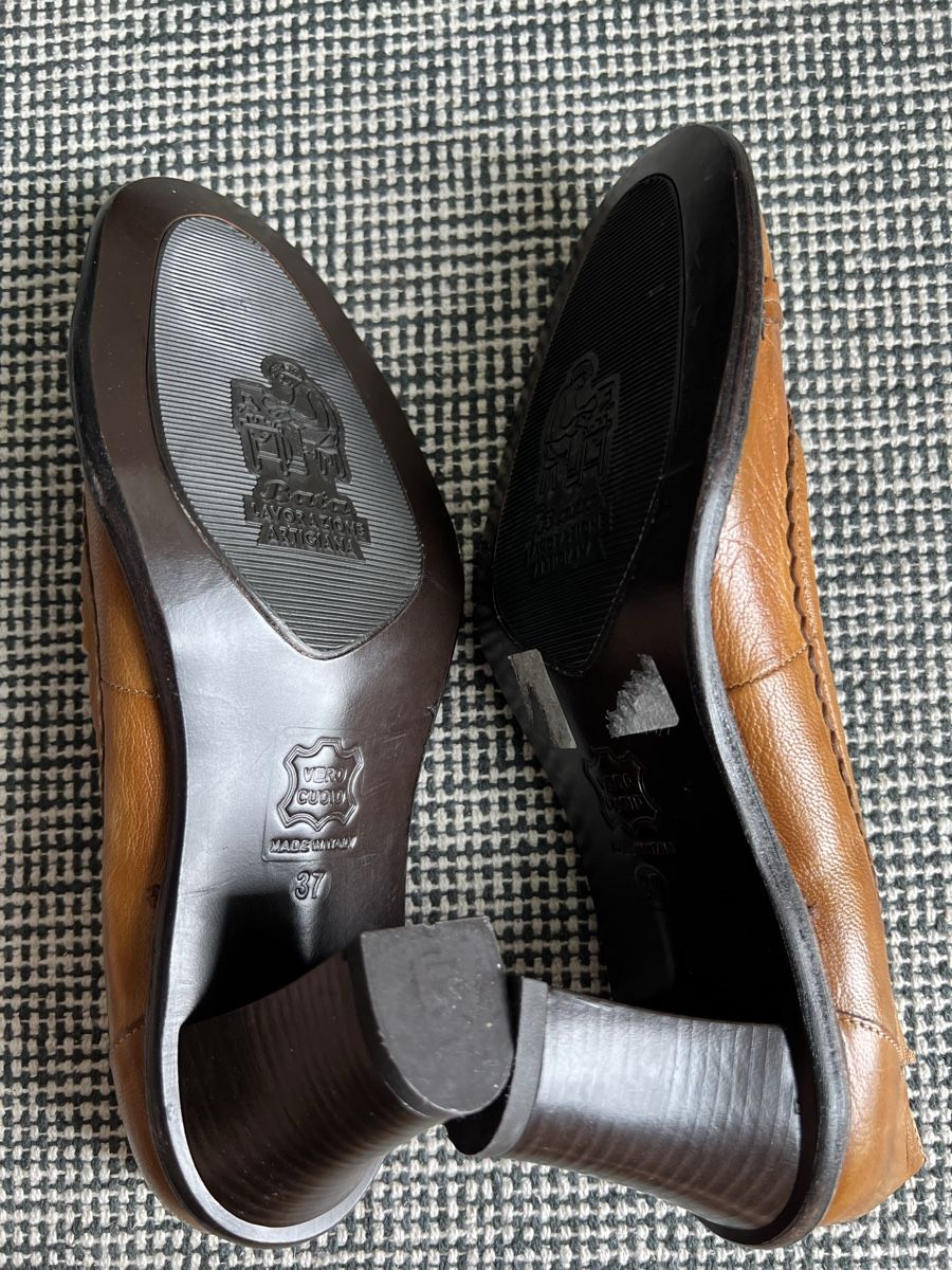 Damenschuhe: Vintage brown Leather pumps size 37 – Gebraucht aus Zürich von dor_9l9g 4