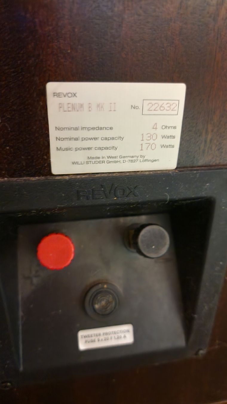 Revox Casse acustiche: Lautsprecher Gehäuse Revox plenum B mkII – Usato da Hirschthal venduto da VintageHifiFan 3