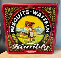 Schöne ältere Blechdose KAMBLY