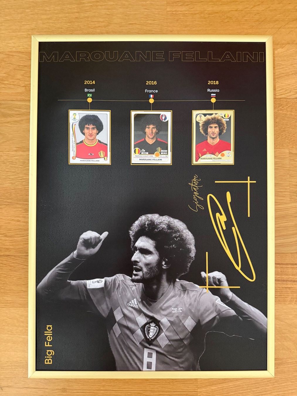 Panini Carte collezionabili: Panini-Plakat Marouane Fellaini – Nuovo (secondo la descrizione) da Stettlen venduto da DieTaube2.0