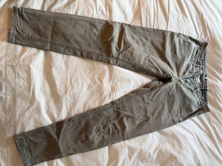 Chino White Siviglia Beige - Size 35 (BUT FITS 32) - Slim