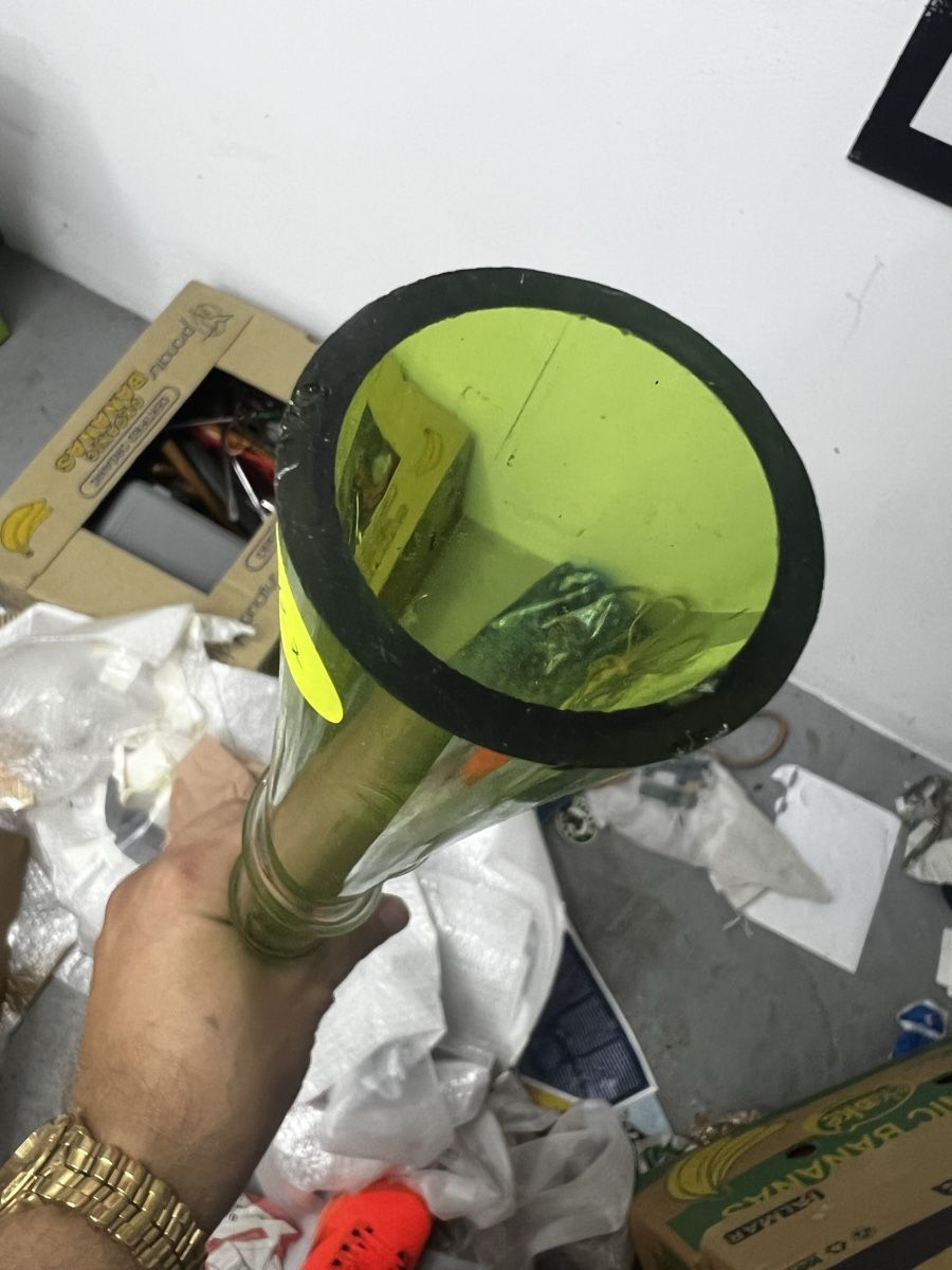Vase & Récipients: Grosse alte grüne Glasvase – D'occasion à Wettingen par NickInc 3