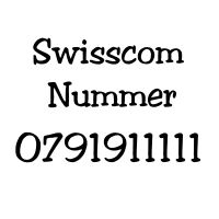 0791911111 VIP Nummer Handynummer Tel. nummer "AKTION"