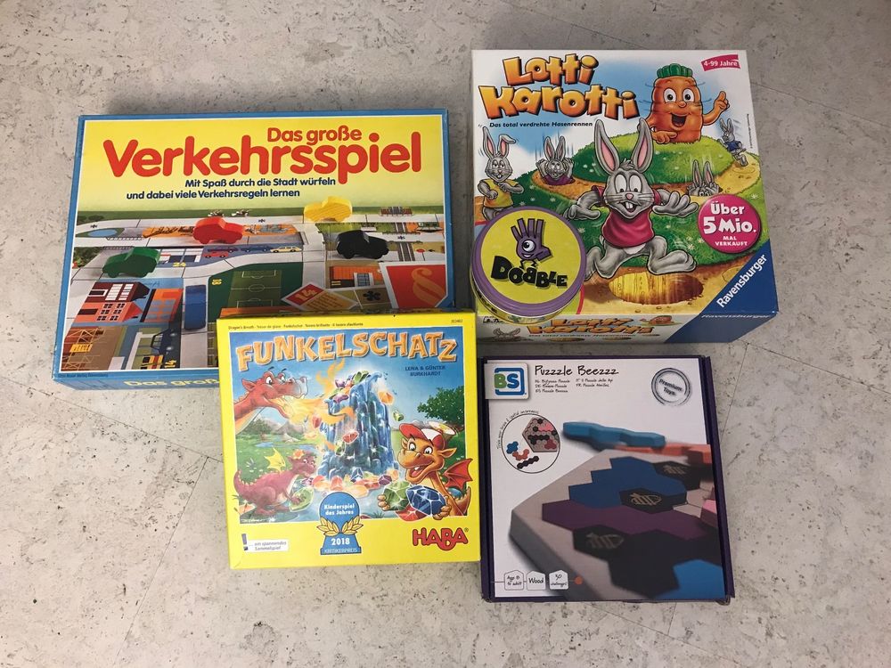 Gesellschaftsspiele für Kinder (bis 8/10 Jahre) (Gebraucht) in