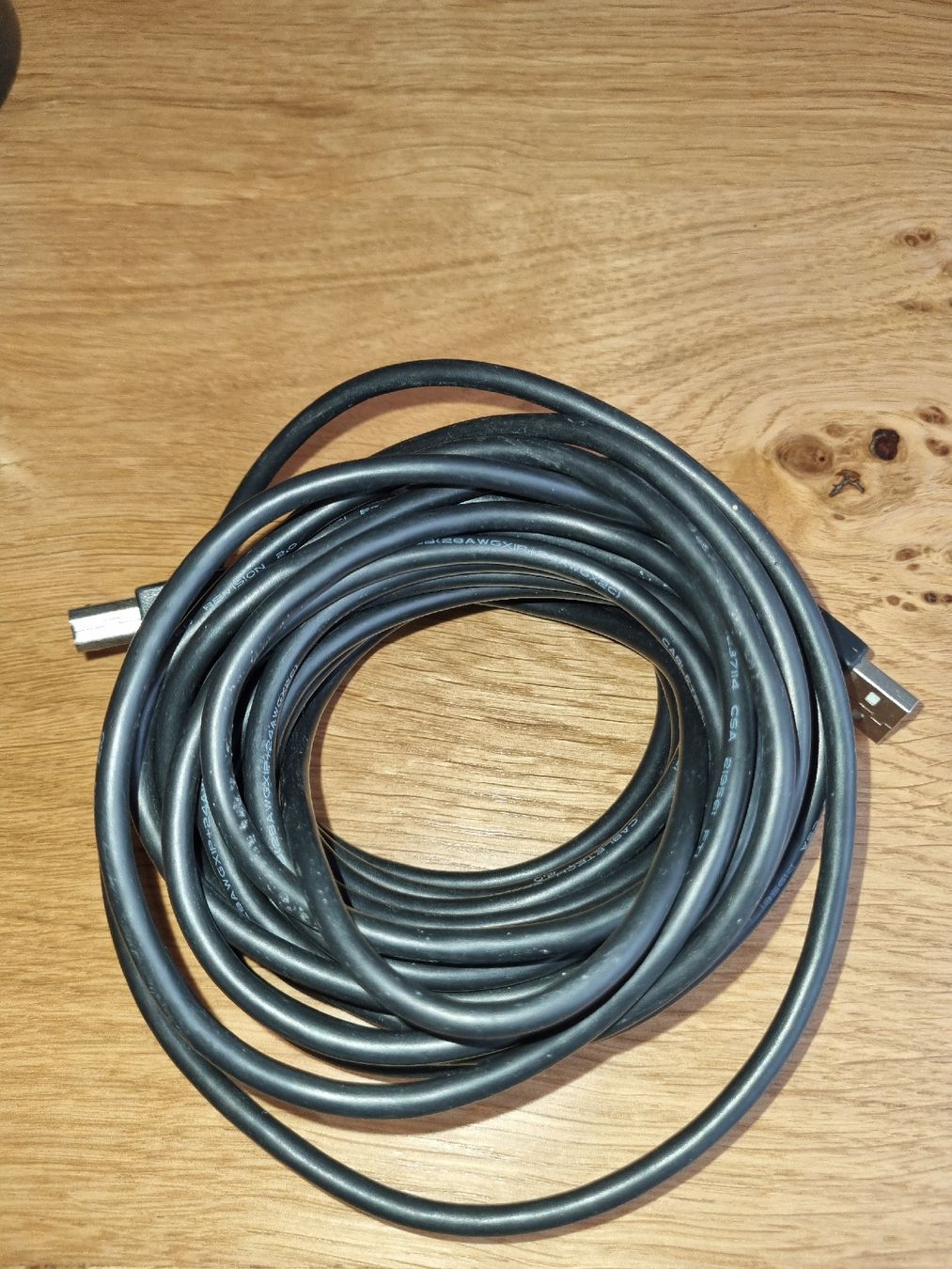 Cavi: USB KABEL TYP A  AUF  B  6.50 METER FÜR DRUCKER – Usato da Sargans venduto da Polifemo58