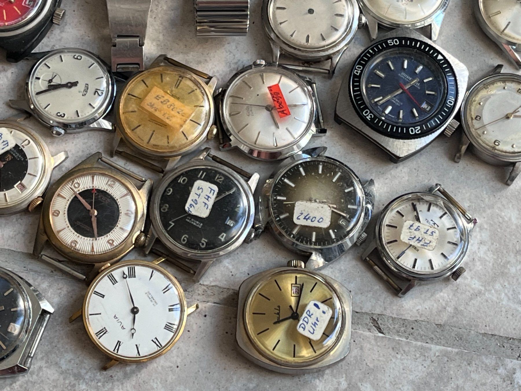 Uhren: Lot Armbanduhren Vintage – Defekt aus Worblaufen von chronyves 3
