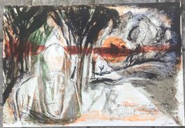 Pierre Parsus (1921-2022) Lithographie handsigniert