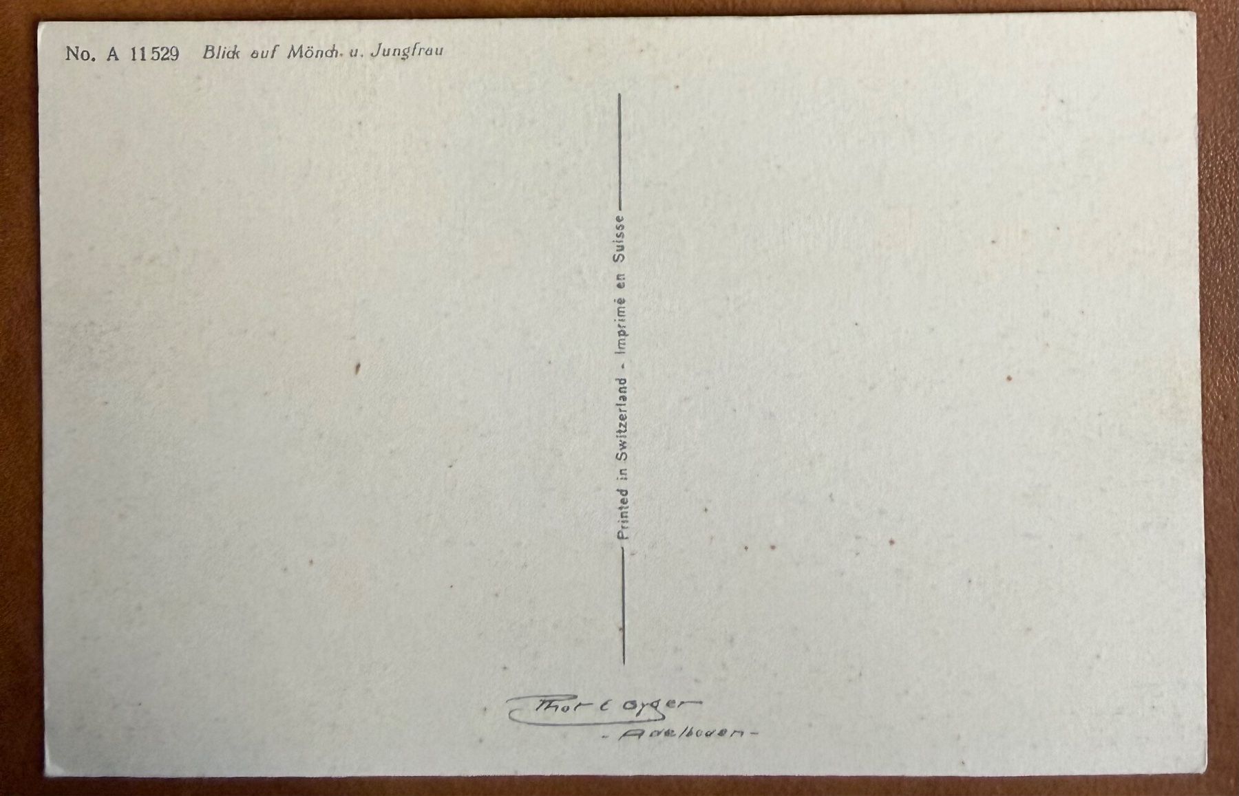 Cartes postales: Mönch & Jungfrau - AK - E. Gyger – D'occasion à Lutry par Ediego 1