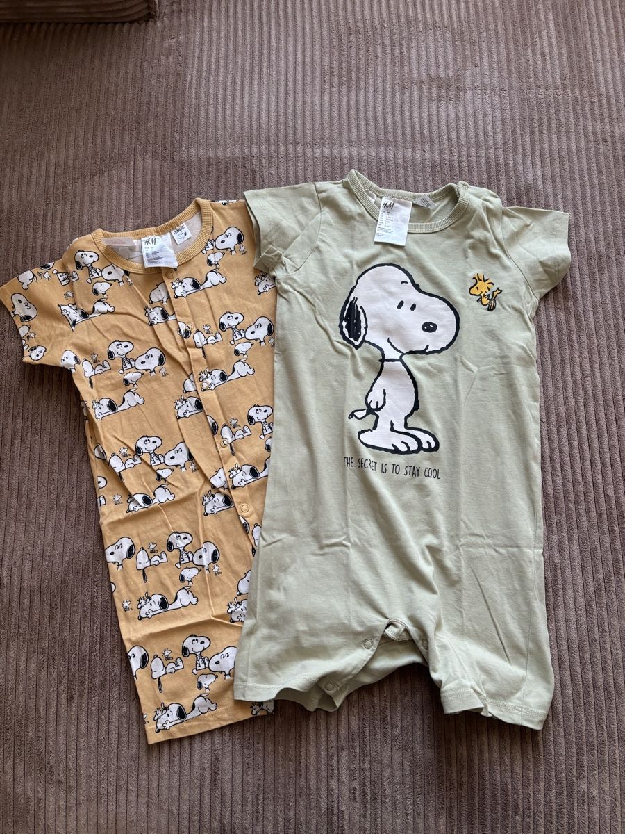 H&M Pigiama & Simili: 2x Pyjama kurz, Gr. 98, H&M, Snoopy – Usato da Hagenbuch ZH venduto da LisaChristine