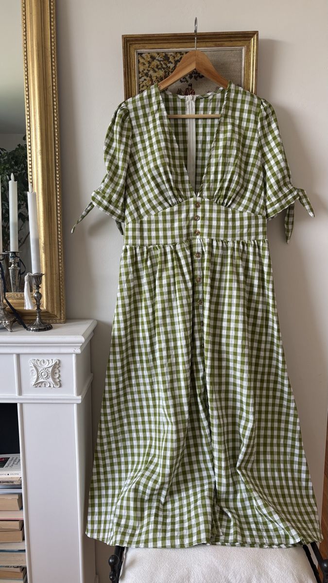 Vestiti: Leichtes Vichy-Kleid Gr. L – Usato da Zürich venduto da lindalaura