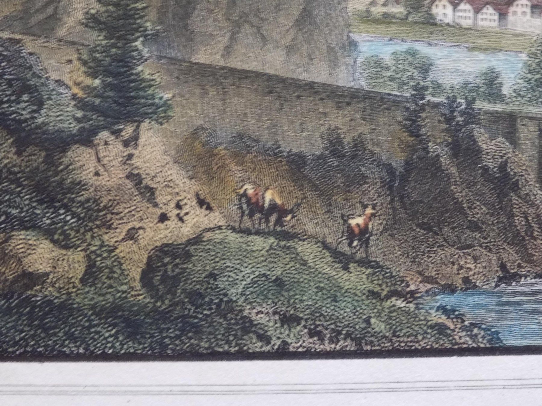 Gravures: Amsteg koloriert Rohbock – D'occasion à Risch par Antikfee 6
