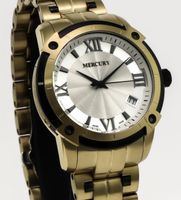 NEU! Mercury Uhr, Gold, Silber-weiss, 2J.Garantie,Zertifikat