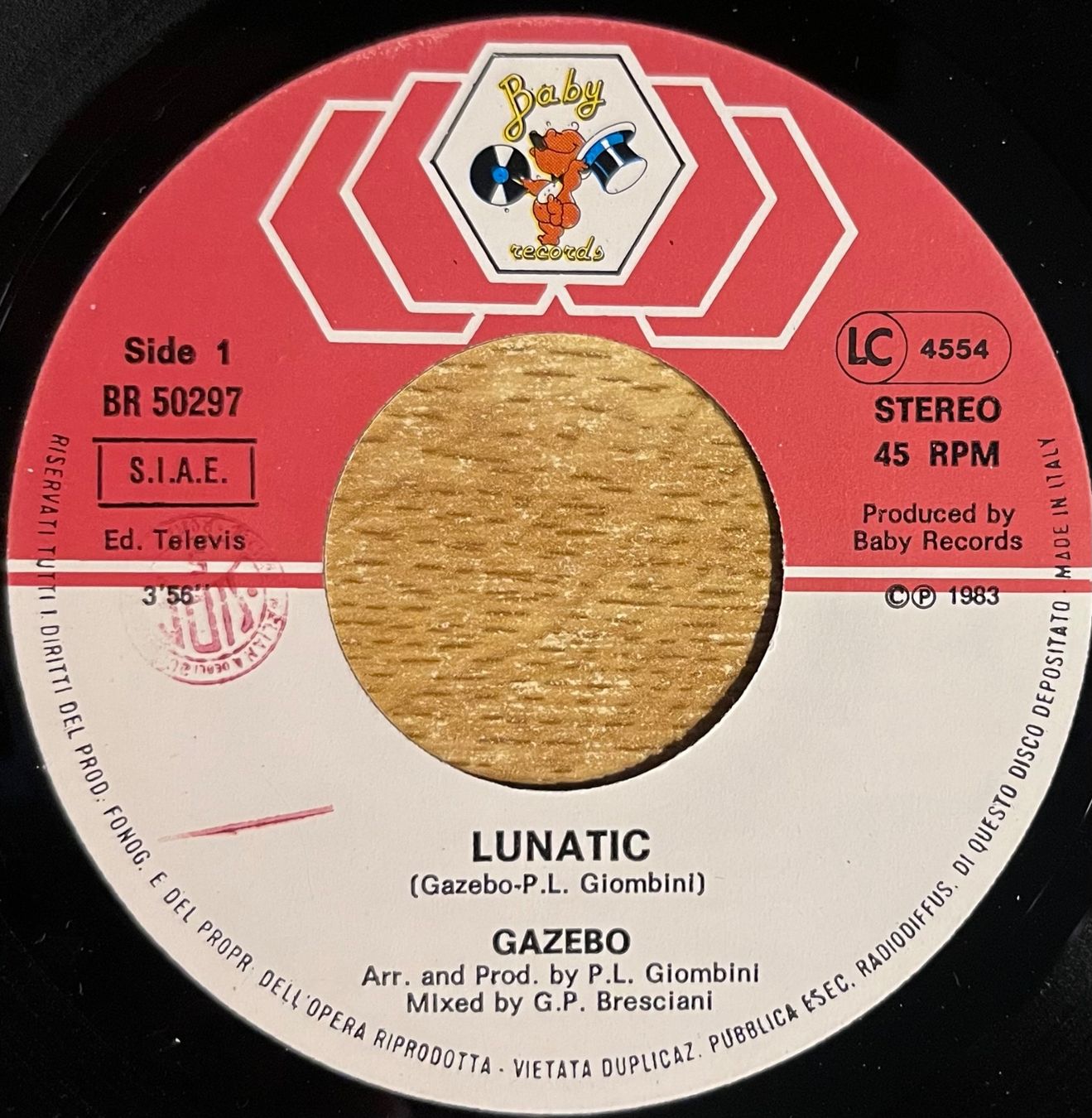 Vinyles: GAZEBO - LUNATIC – D'occasion à Bussigny par vinyl-pas-cher 2