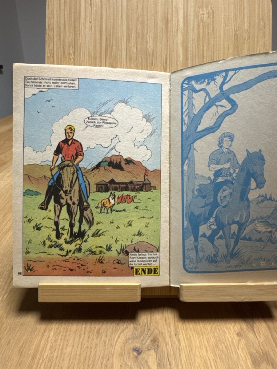 Fumetti: Bessy Comic-Buch Nr. 4 "Das Urteil des roten Zauberers" – Usato da Kestenholz venduto da smsale23 4