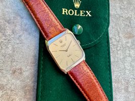 ROLEX CELLINI 18k weissgold  HERREN Vintage SAMMLERSTÜCK!