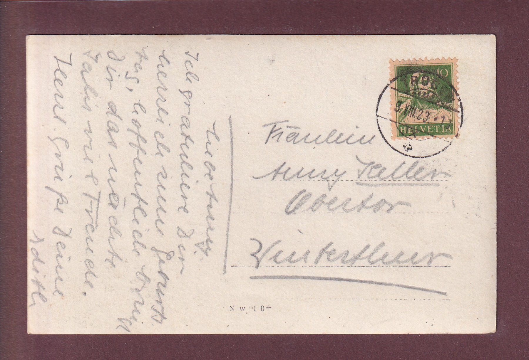 Cartes postales: Foto - TROGEN - 1923 – D'occasion à Pully par nicecards 1