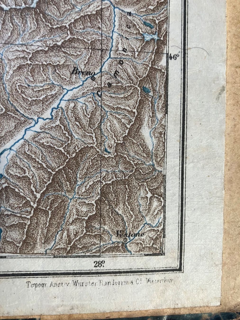 Landkarten & Atlanten: Karte der Schweiz von J.Randegger – Gebraucht aus ZUERICH von Carolus1 7