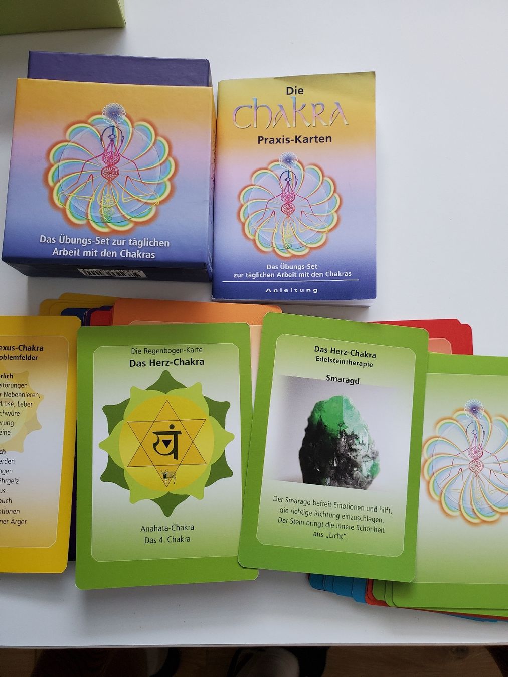 Sonstiger Schulbedarf: Chakra Praxis-Karten Set: Tägliche Arbeit mit Chakra – Gebraucht aus Wetzikon ZH von Wetzicardo25 1