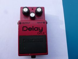 1982 VINTAGE BOSS ANALOG DELAY DM-2 GUITAR PEDAL NO FENDER