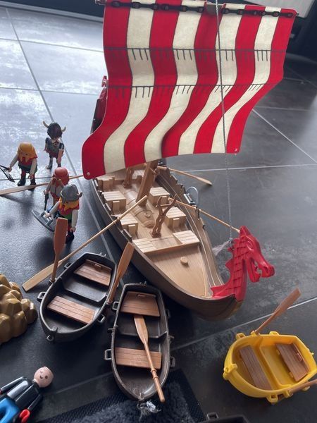  ★grosse Set Piratenschiff+ Schiffe★viele Figuren★Playmobil★ (Gebraucht Motiv 