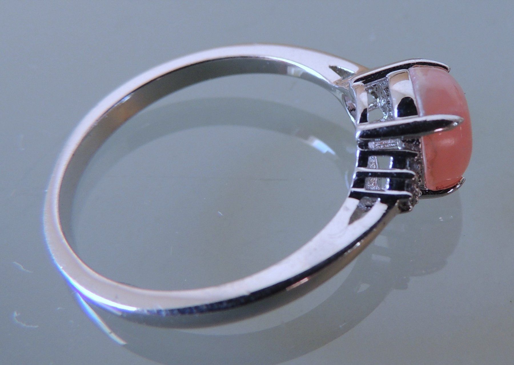 Anelli: Rhodochrosit Silber 925 Fingerring Gr. 54 – Usato da Waldenburg venduto da schaller707 4