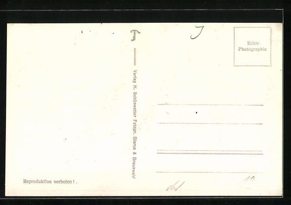 Cartoline postali: Braunwald, Panorama mit dem Schulhausqua – Usato da Berlin venduto da bartko-reher 1