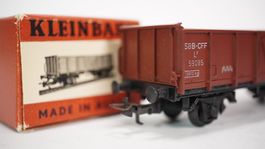 2∑ Kleinbahn 302 SBB Güterwagen K3 grau