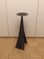 Grosser vintage Kerzenständer brutalist Design Kerzenhalter