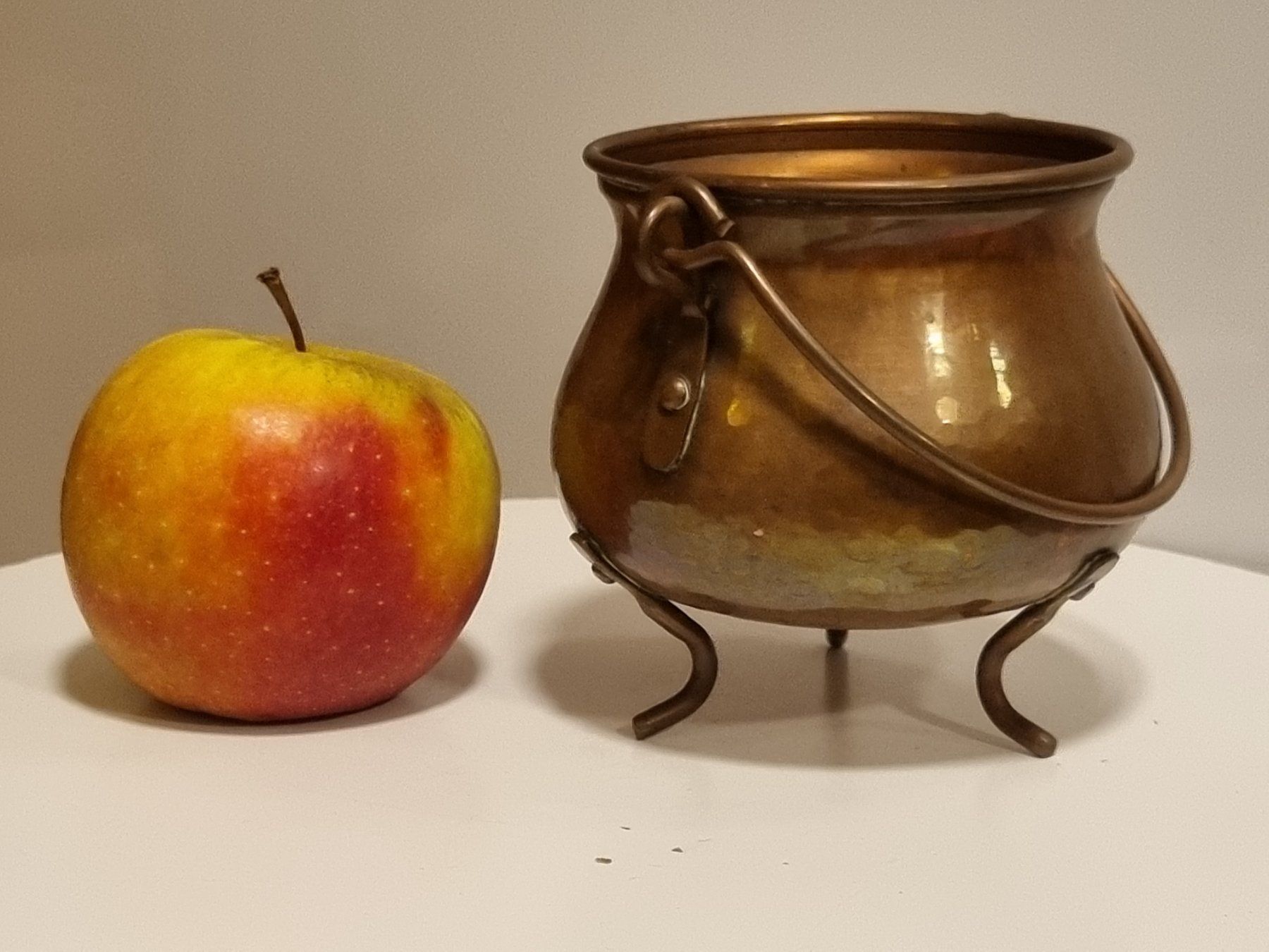 Blumentöpfe: Vintage Mini-Übertopf aus Kupfer – Gebraucht aus Scharnachtal von devin03 1