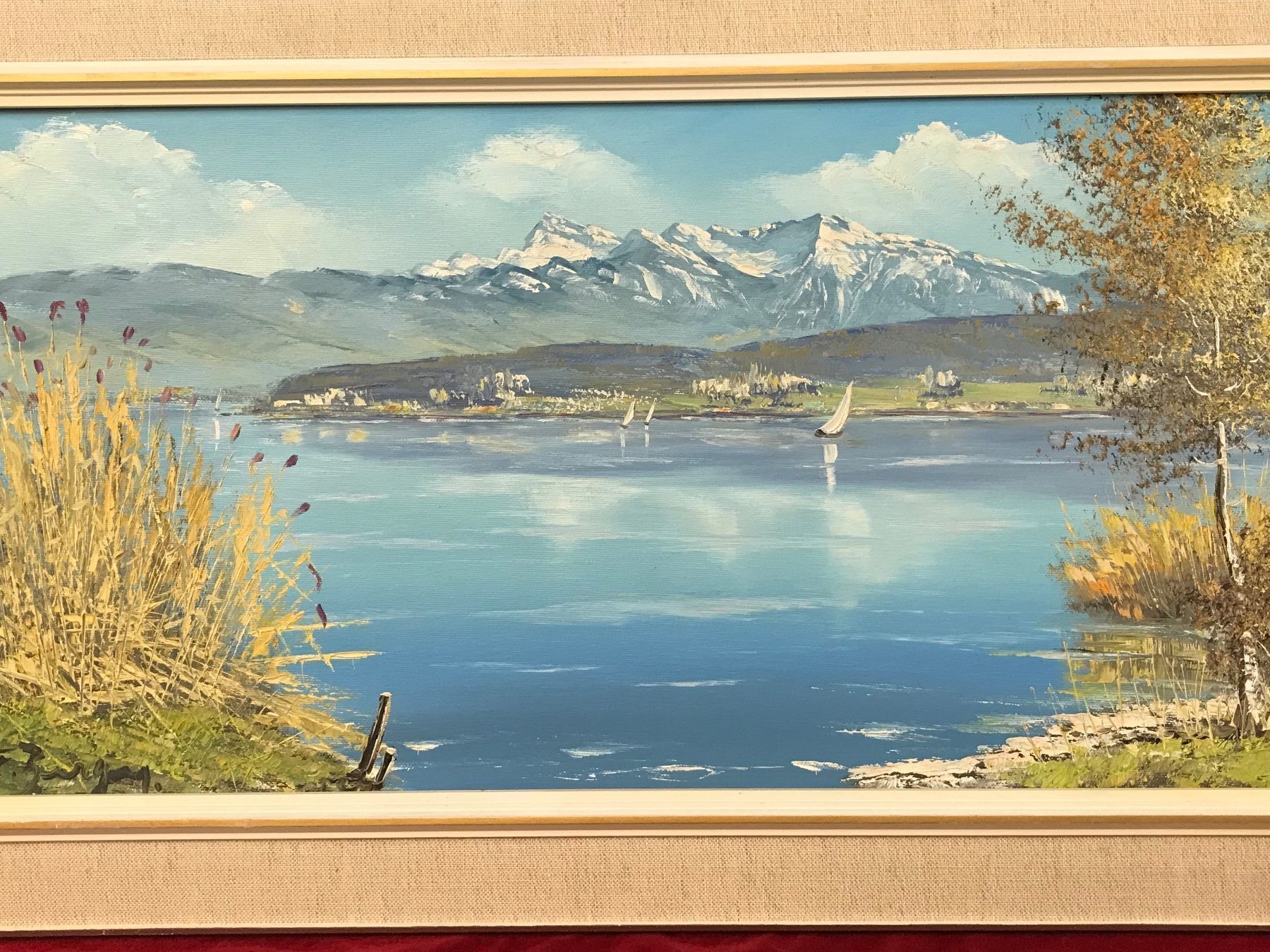 Tableaux: Öl Gemälde Signiert E. Burger  83x48cm – D'occasion à Zürich par Artnuvo 6