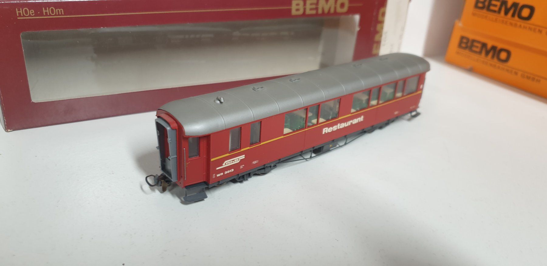 Bemo Modelleisenbahnen: Bemo RhB  Restaurant  wr 3813 – Gebraucht aus Neuenhof von ludovicco 2